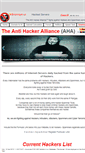 Mobile Screenshot of anti-hacker-alliance.com